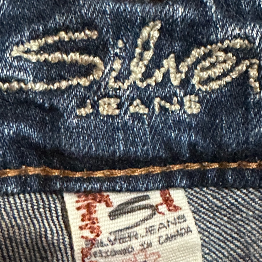 Silver Y2K Suki Surplus bootcut women’s jeans sz 30/32 - Picture 4 of 13